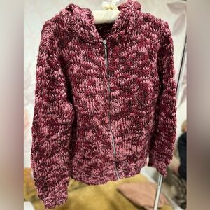 Kate Hill, Pink Purple Multicolor Sweater